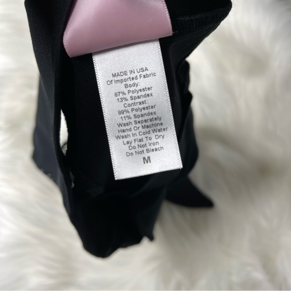 Bombshell Sportswear Tie Back Crop Workout Gym Mesh Tank Top sz M - Picture 7 of 8